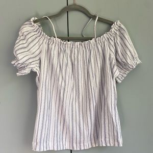 H&M cold shoulder top